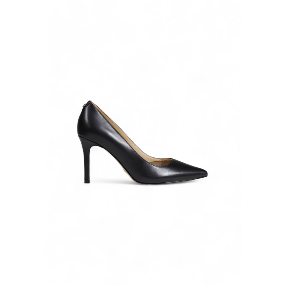 Guess Schwarzer Leder High Heel