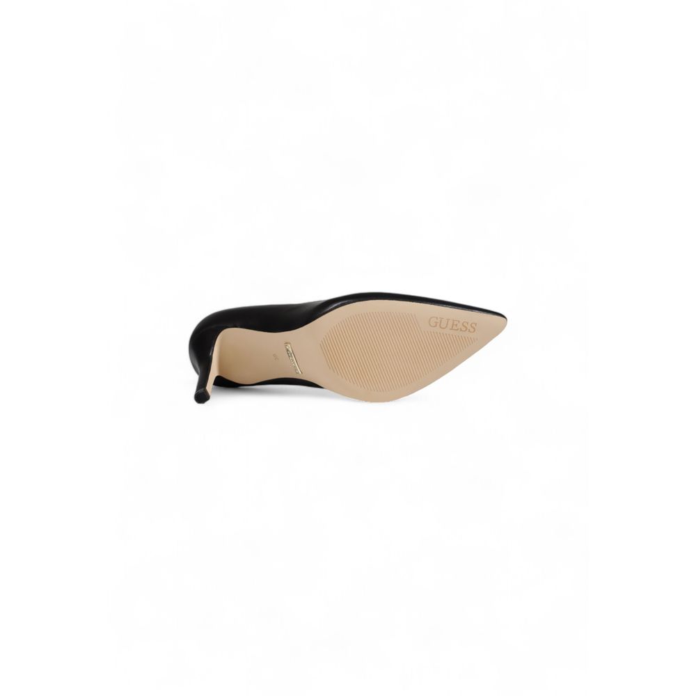 Guess Schwarzer Leder High Heel