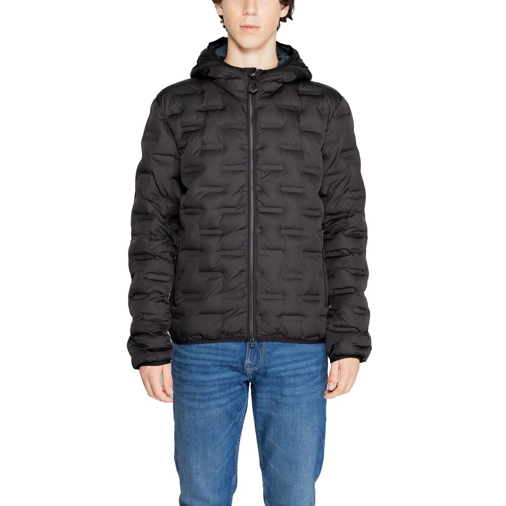 Replay Schwarze Polyesterjacken &