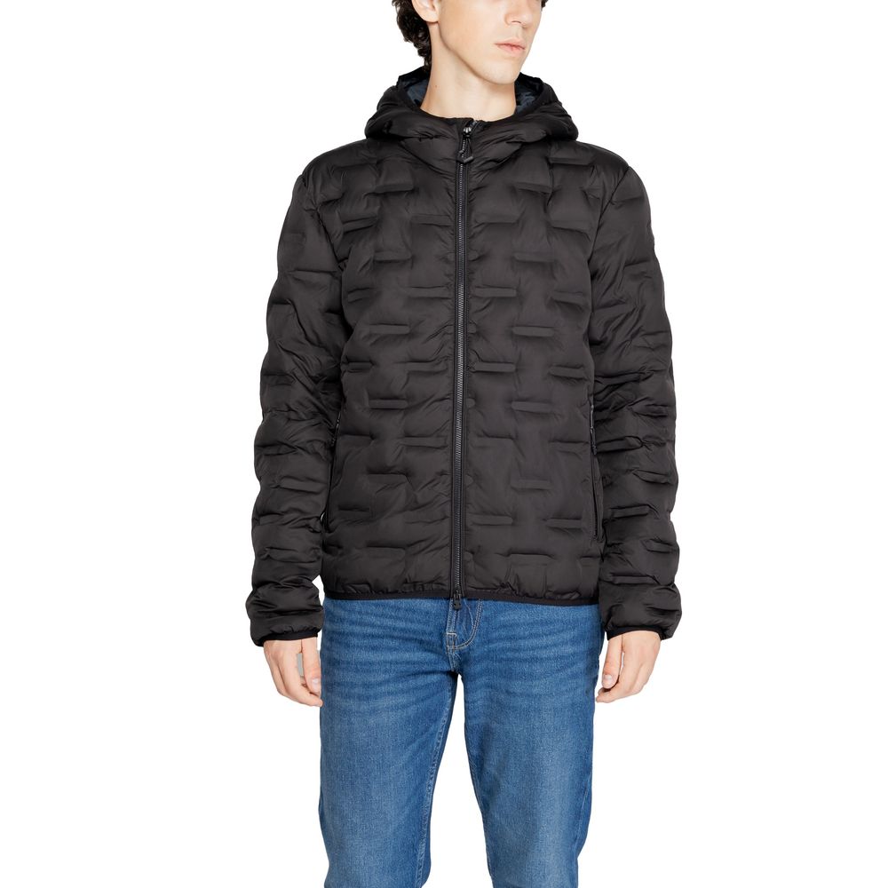 Replay Schwarze Polyesterjacken &