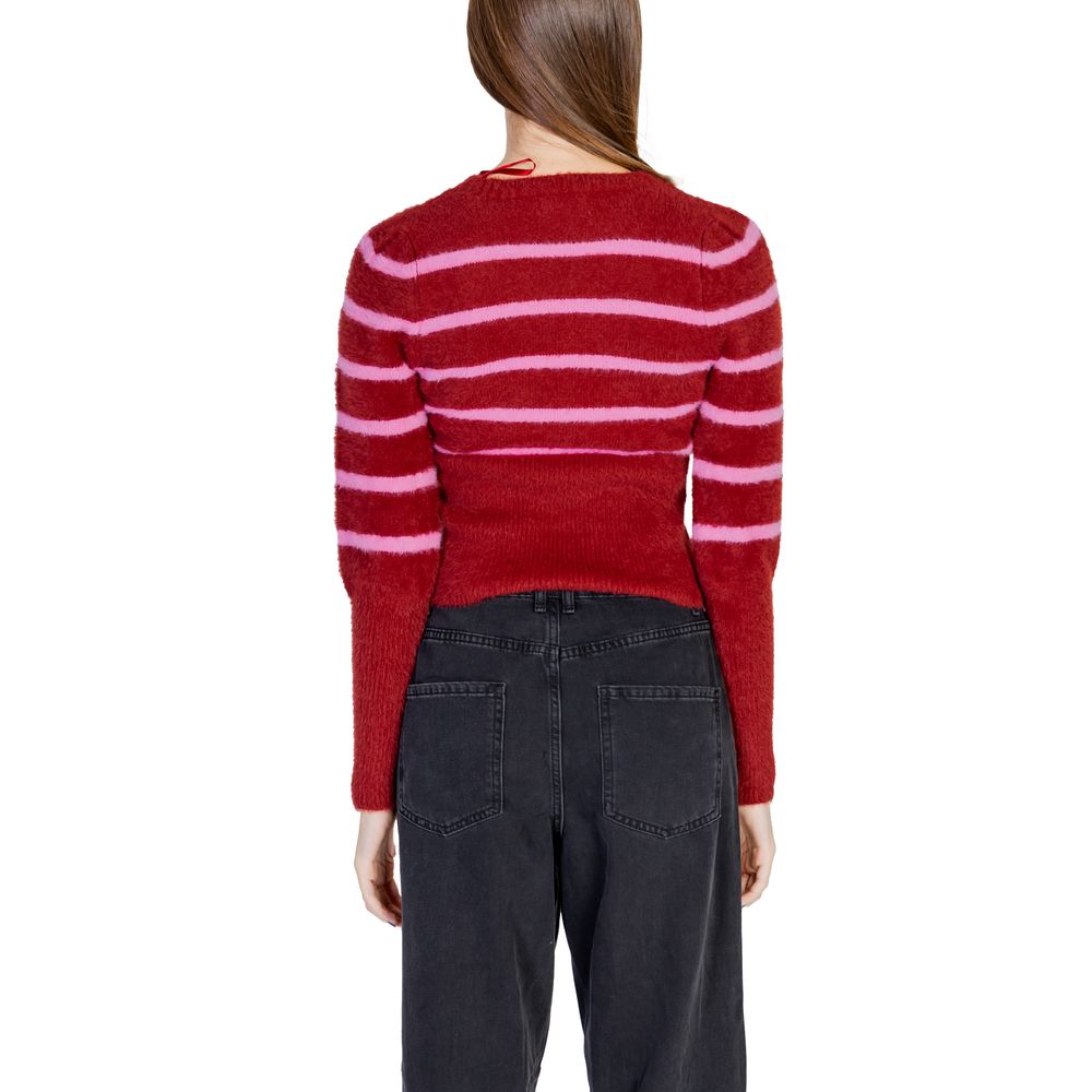 Only Roter Nylon-Pullover