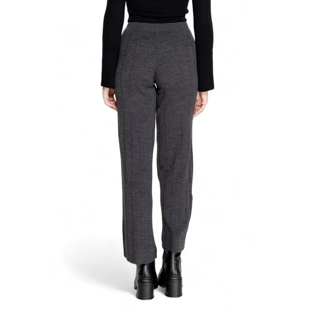 Only Graue Acryl Jeans & Hose