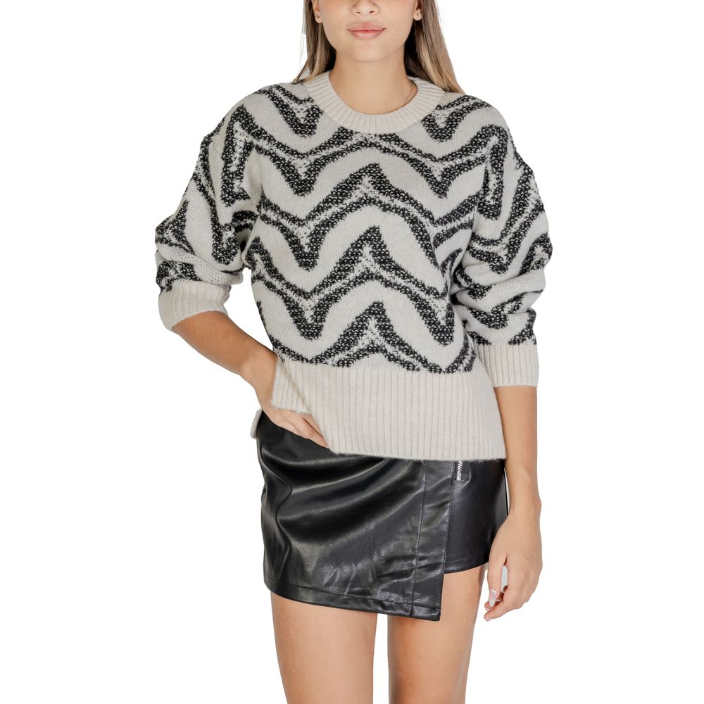 Only Weißer Marabu-Pullover