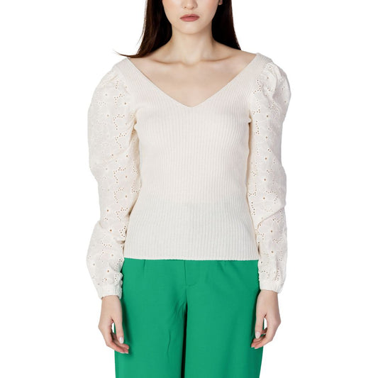 Only Beiger Baumwoll-Sweatshirt