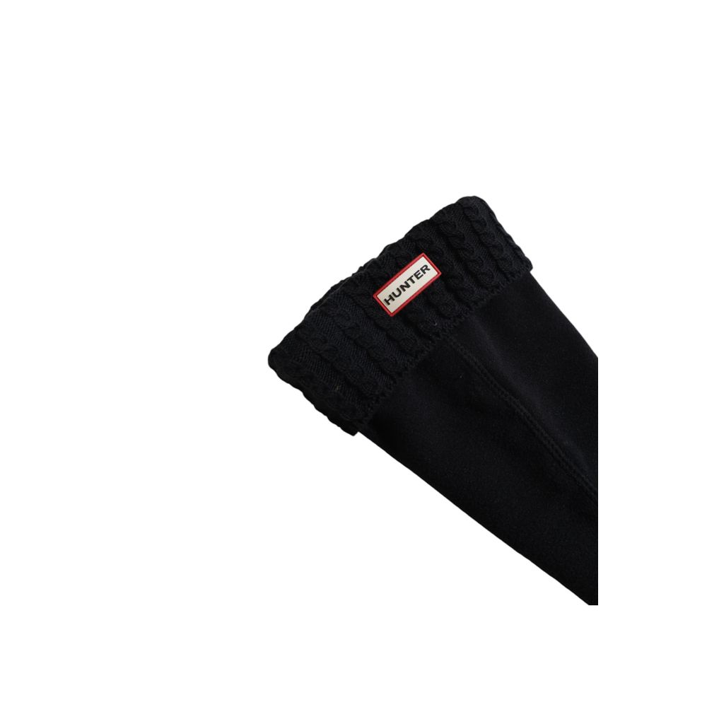 Hunter Schwarze Socke aus recyceltem Polyester
