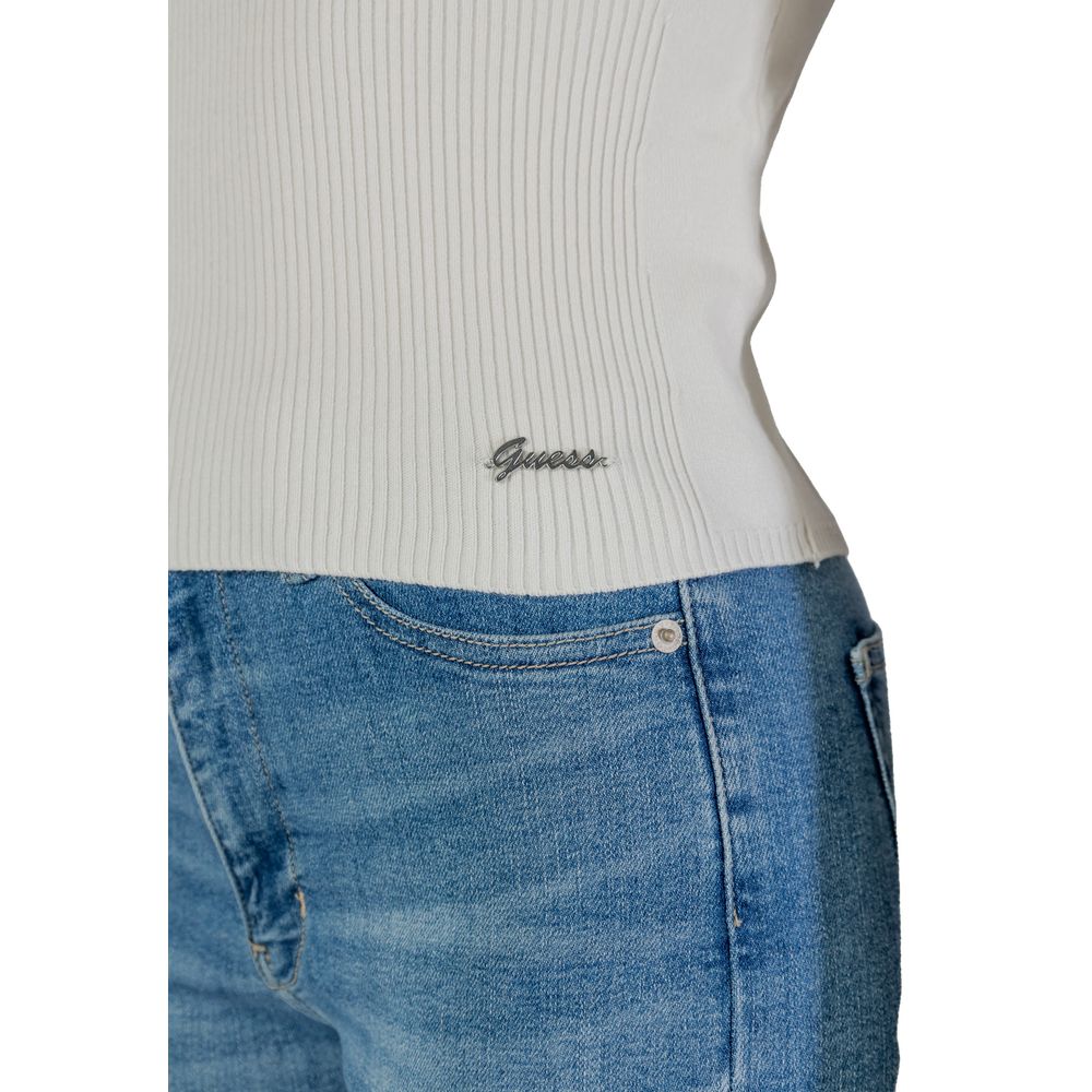 Guess Cremefarbene Viskose-Sportbekleidung