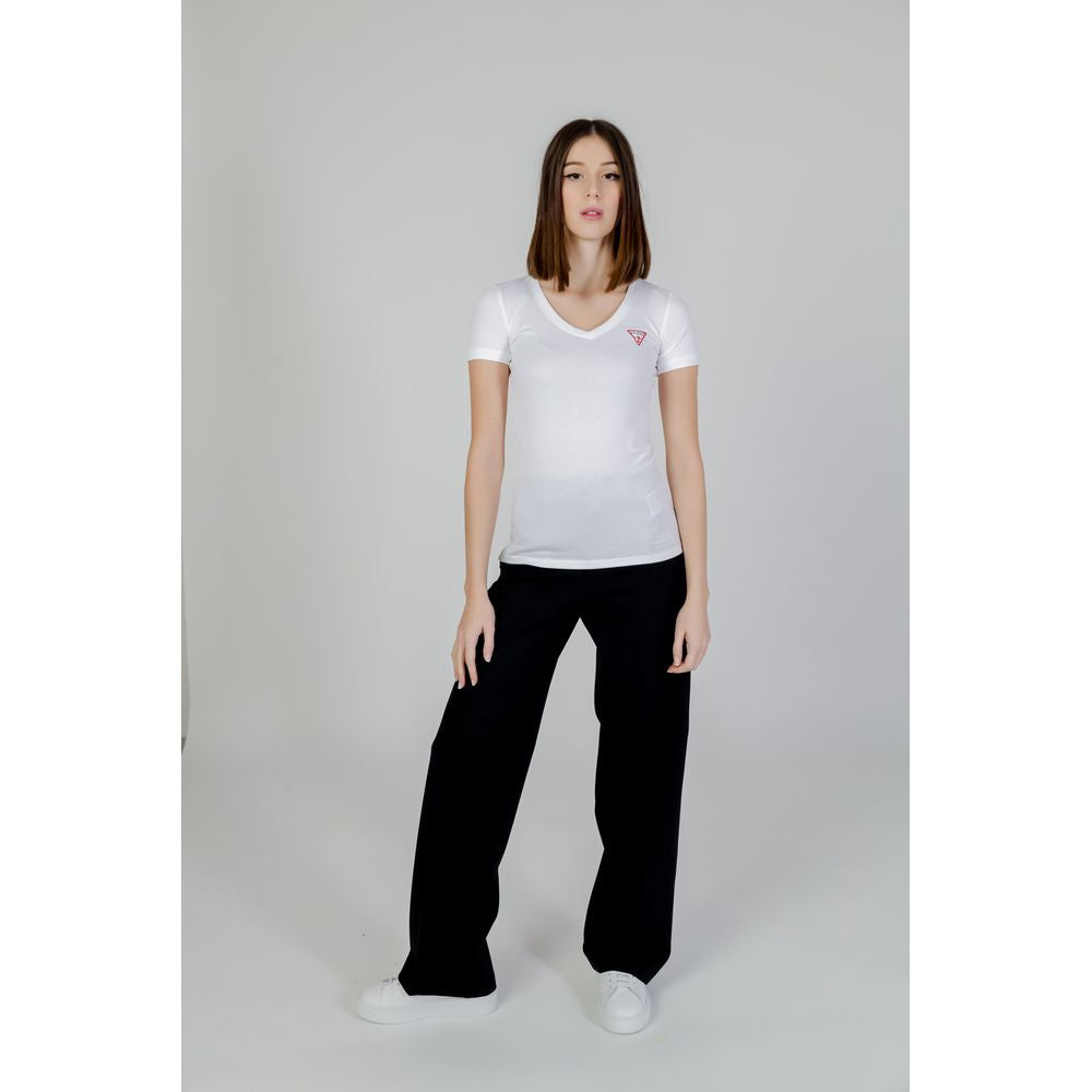 Guess T-Shirt aus weißer Baumwolle