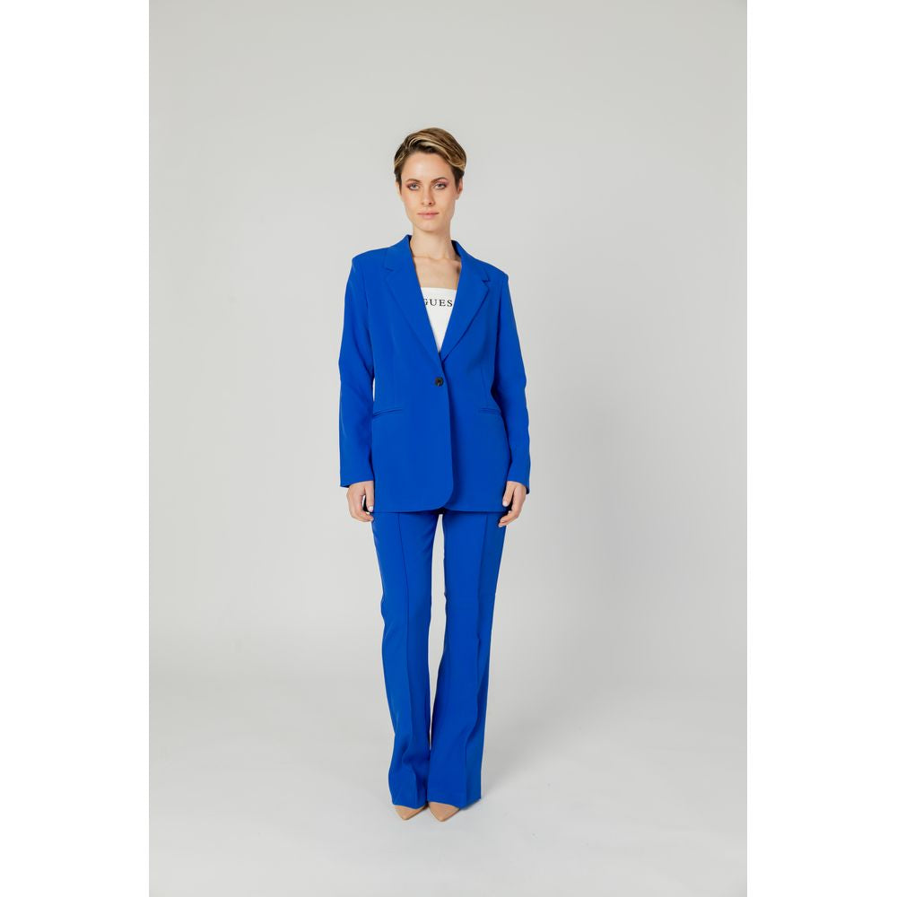Only Blauer Blazer aus wiederverwertetem Polyester