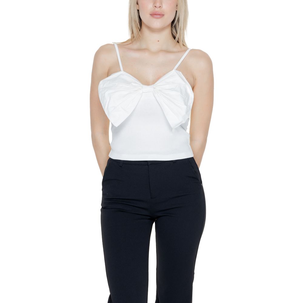 Only Weißes Tank-Top aus Bio-Baumwolle
