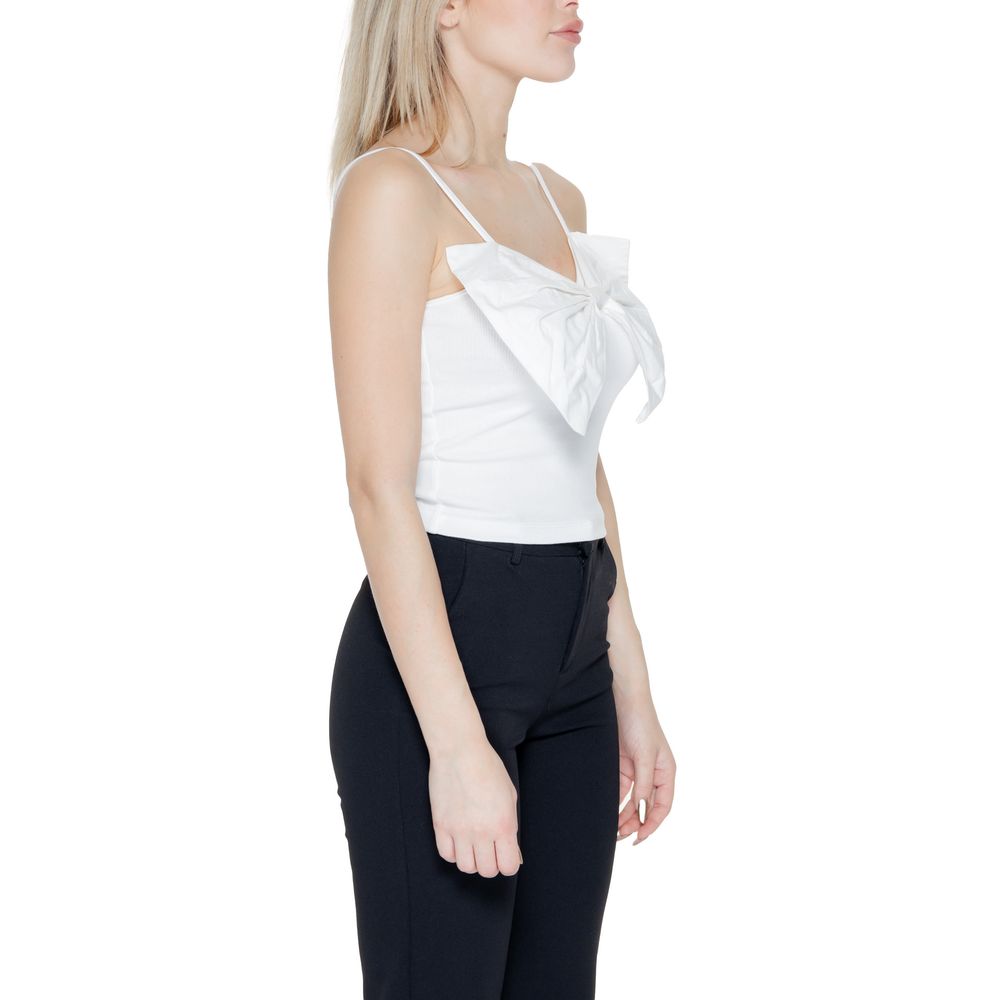 Only Weißes Tank-Top aus Bio-Baumwolle