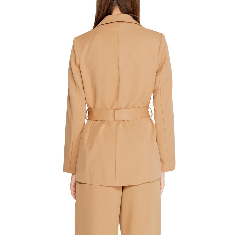 Rinascimento Beigefarbener Polyester-Blazer