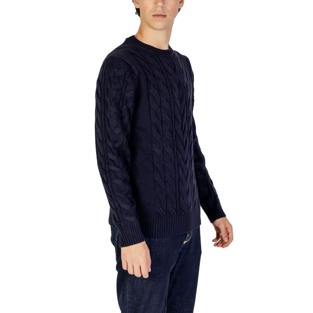 Hamaki-Ho Blauer Marabu-Pullover