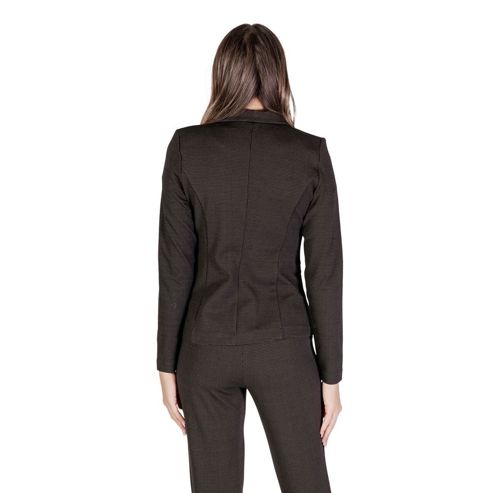 ICHI Brauner Polyester-Blazer