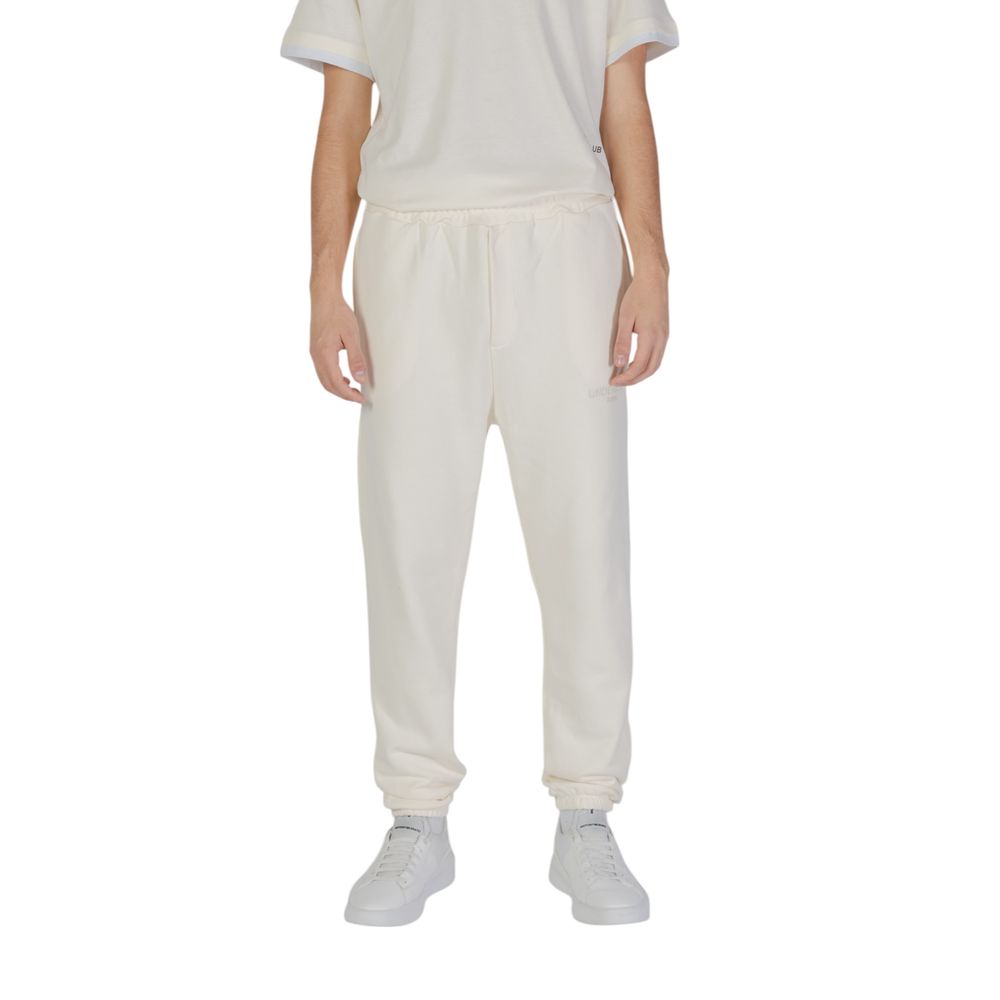 Underclub Cremefarbene Baumwoll-Jogger Workout-Hose