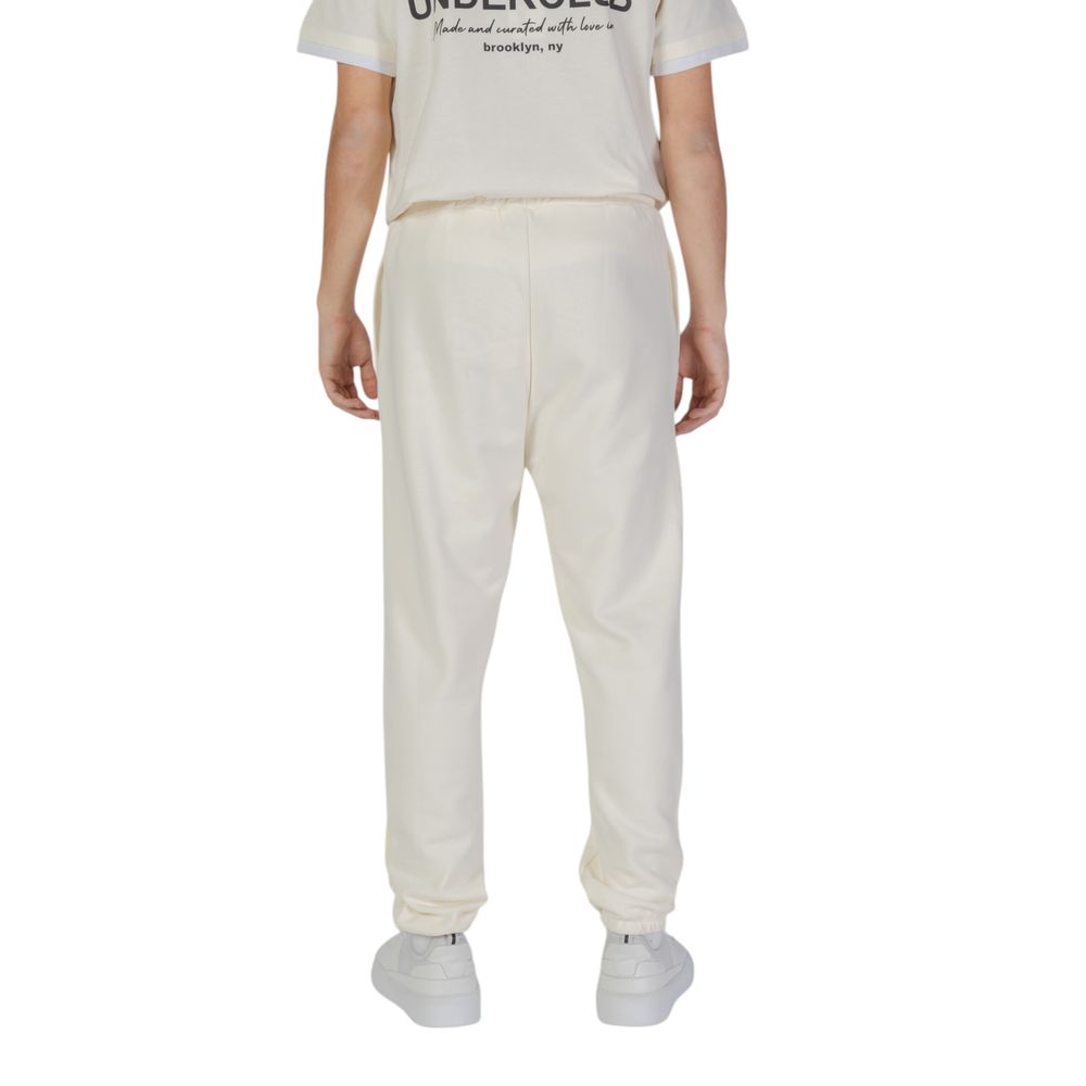 Underclub Cremefarbene Baumwoll-Jogger Workout-Hose