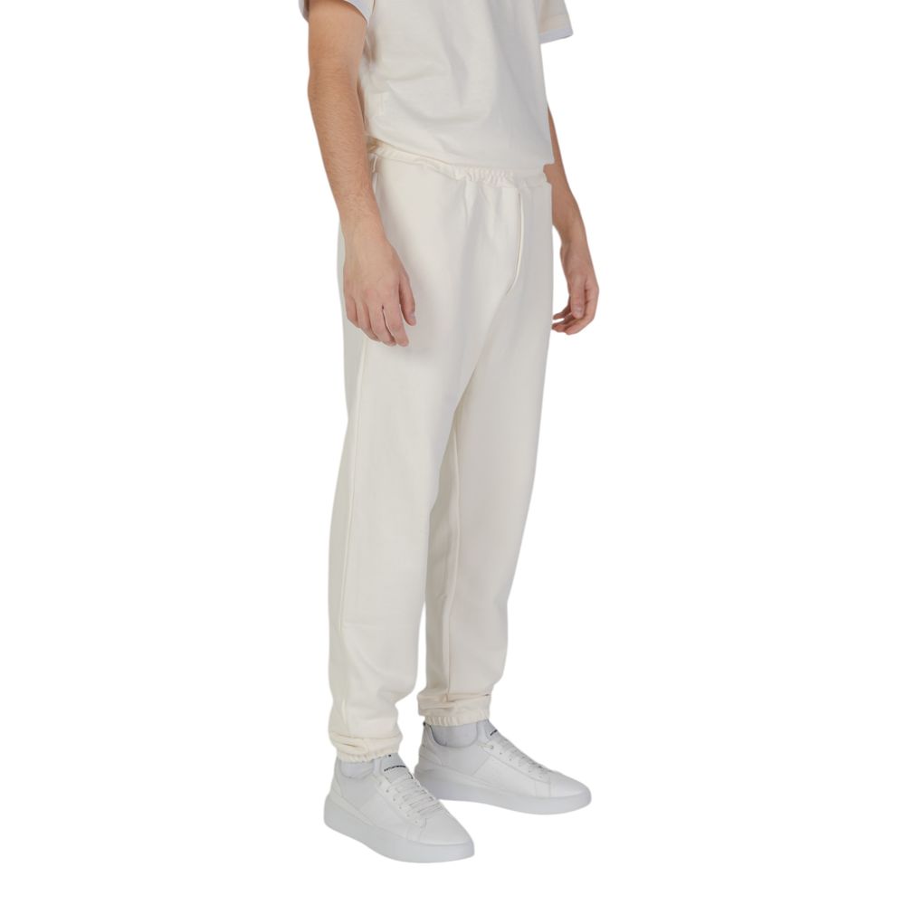 Underclub Cremefarbene Baumwoll-Jogger Workout-Hose