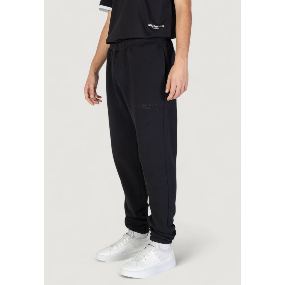 Underclub Schwarze Baumwoll-Jogger Workout-Hose