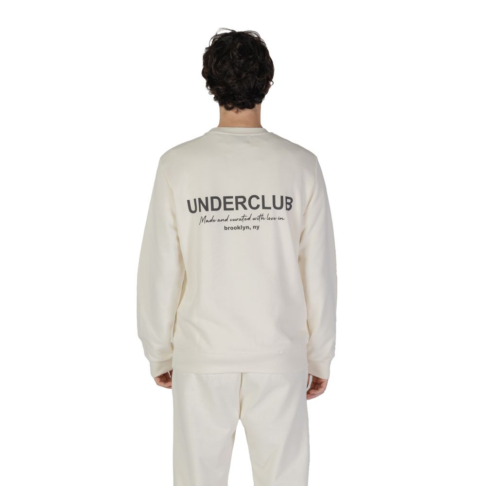 Underclub Sweatshirt aus cremefarbener Baumwolle