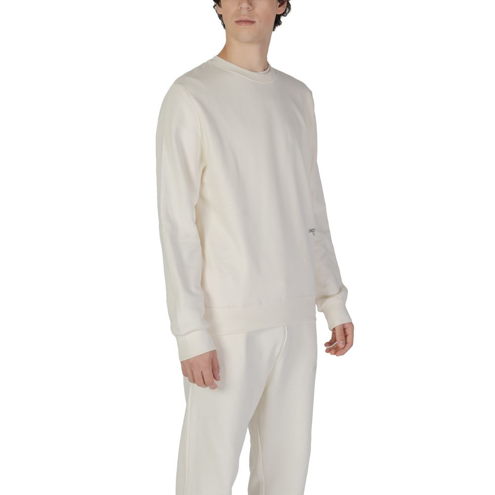 Underclub Sweatshirt aus cremefarbener Baumwolle