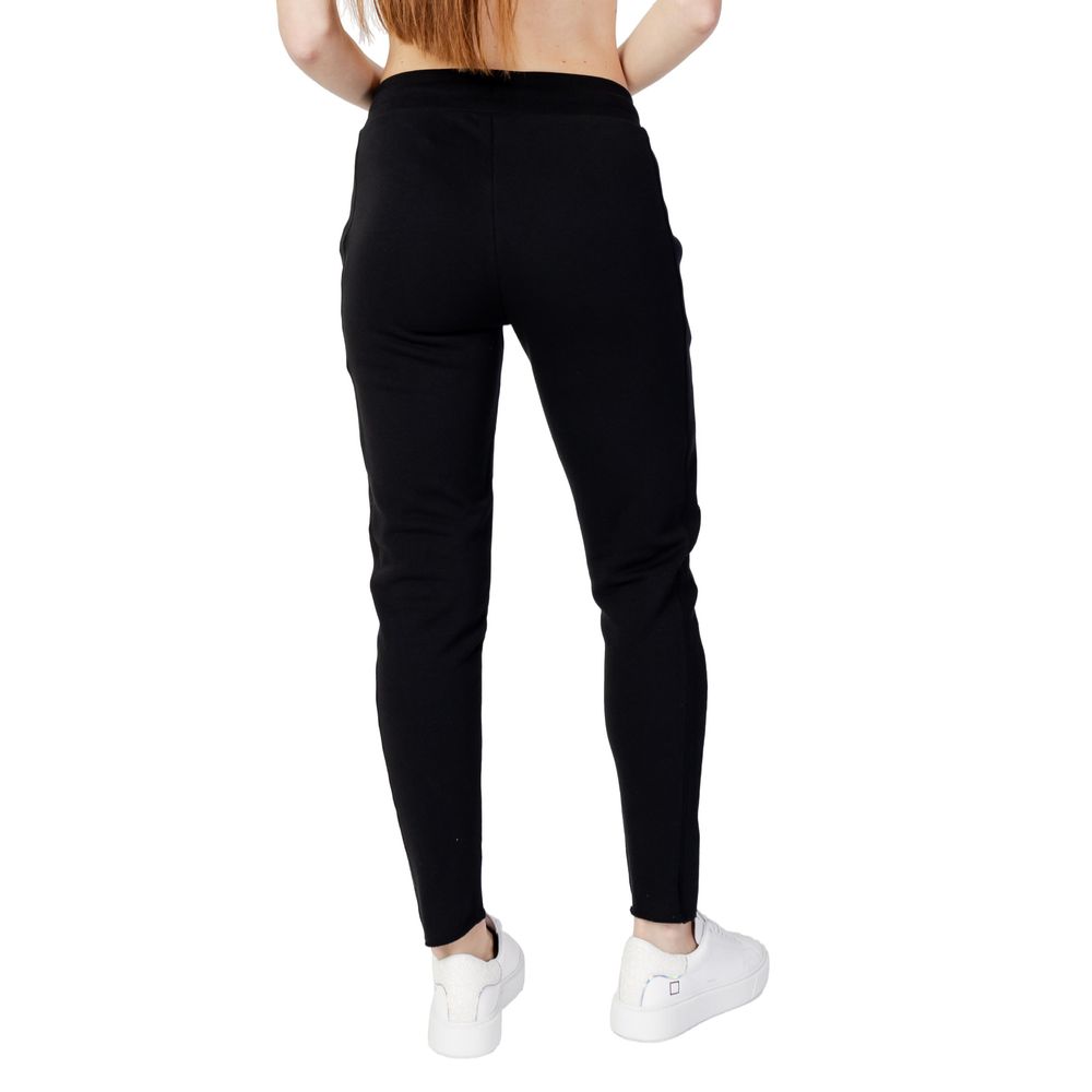 Blauer Schwarze Baumwoll-Jogger Workout-Hose