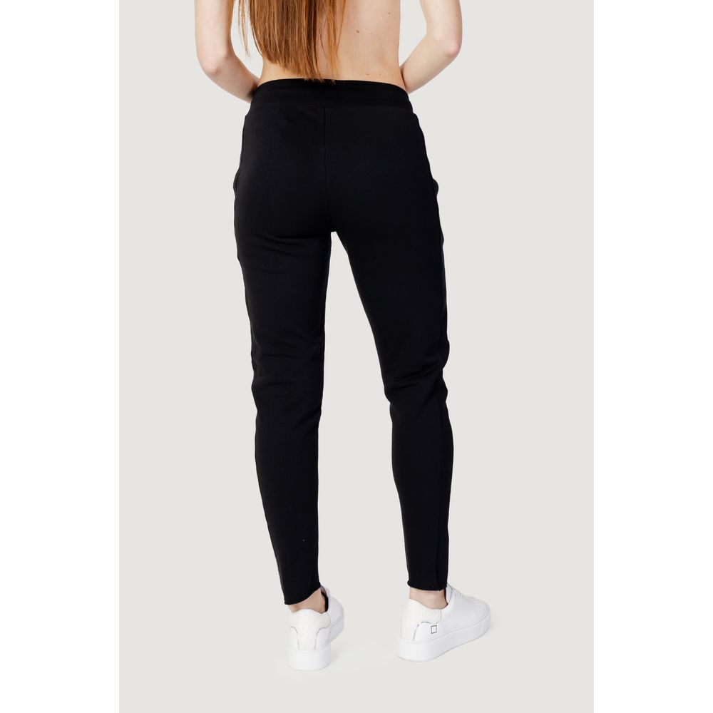 Blauer Schwarze Baumwoll-Jogger Workout-Hose
