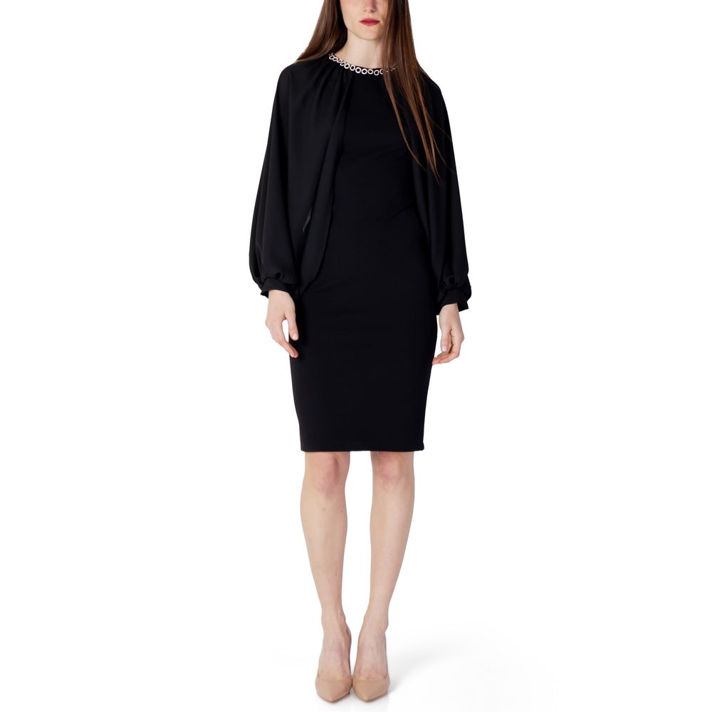 Rinascimento Schwarz Polyester Lang