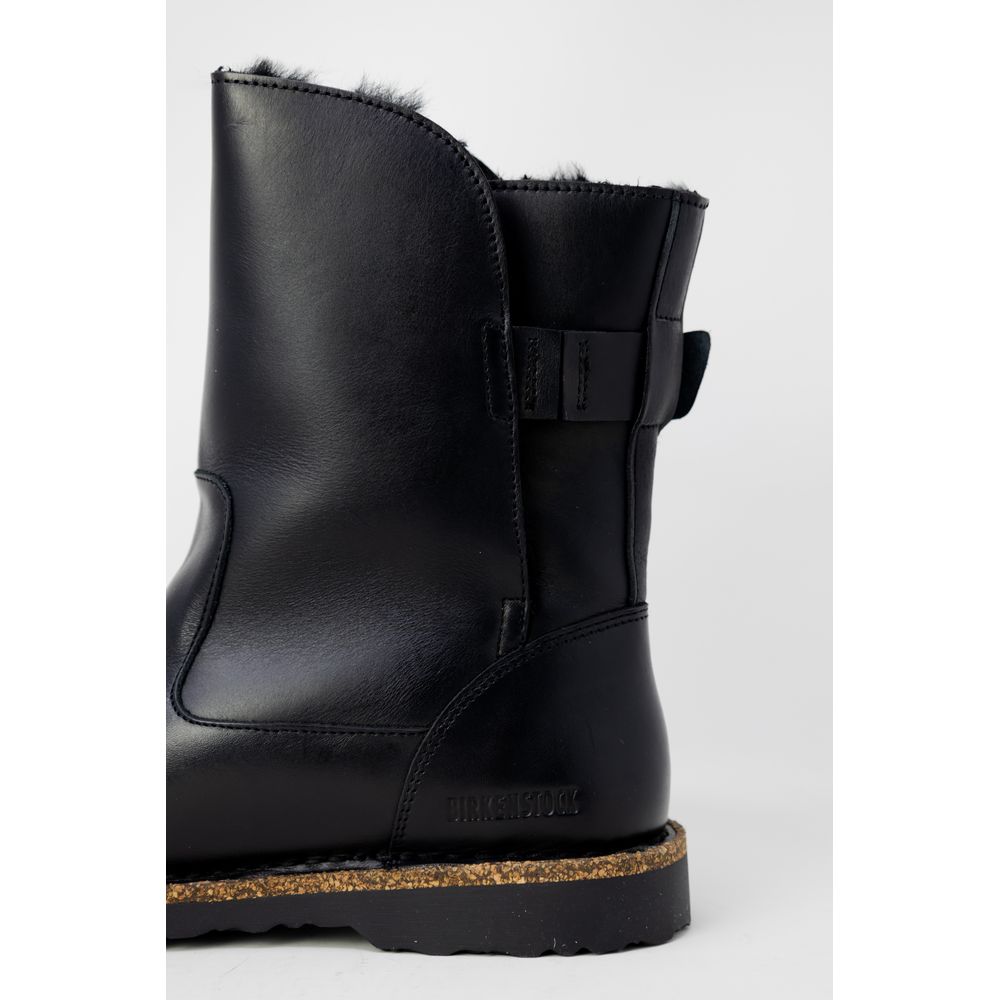 Birkenstock Schwarzes Leder Knöchel