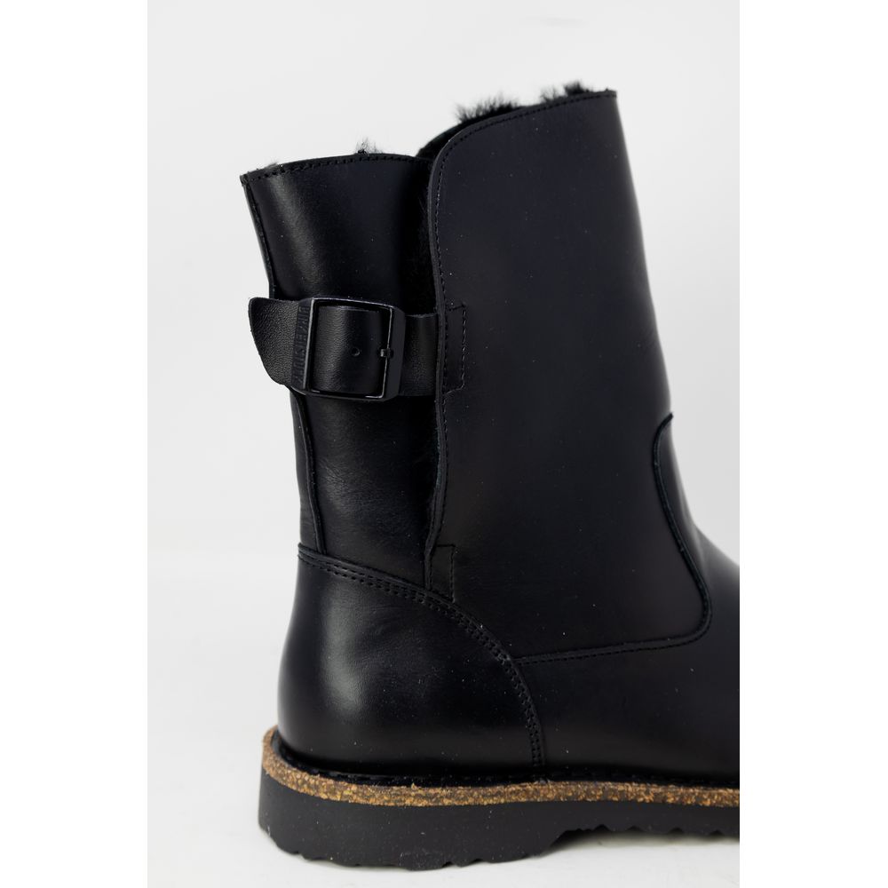 Birkenstock Schwarzes Leder Knöchel