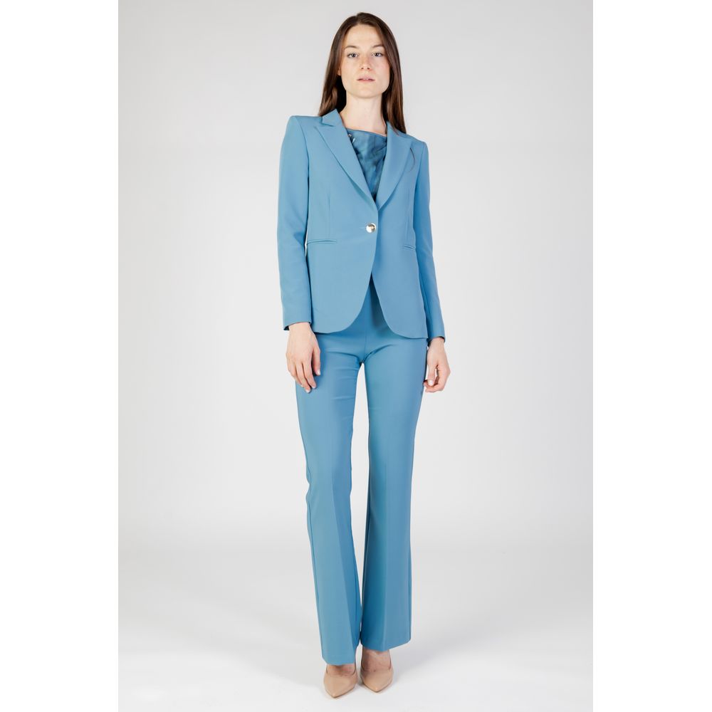 Rinascimento Türkisfarbener Polyester-Blazer