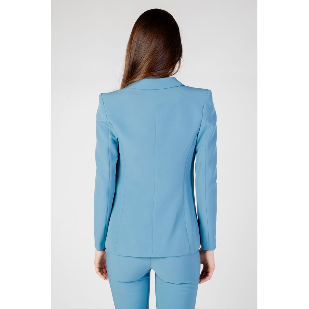 Rinascimento Türkisfarbener Polyester-Blazer