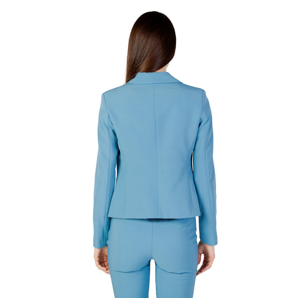 Rinascimento Türkisfarbener Polyester-Blazer