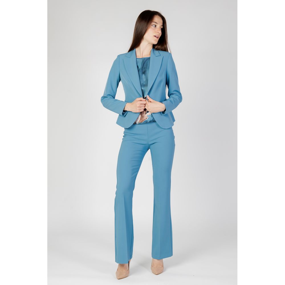 Rinascimento Türkisfarbener Polyester-Blazer