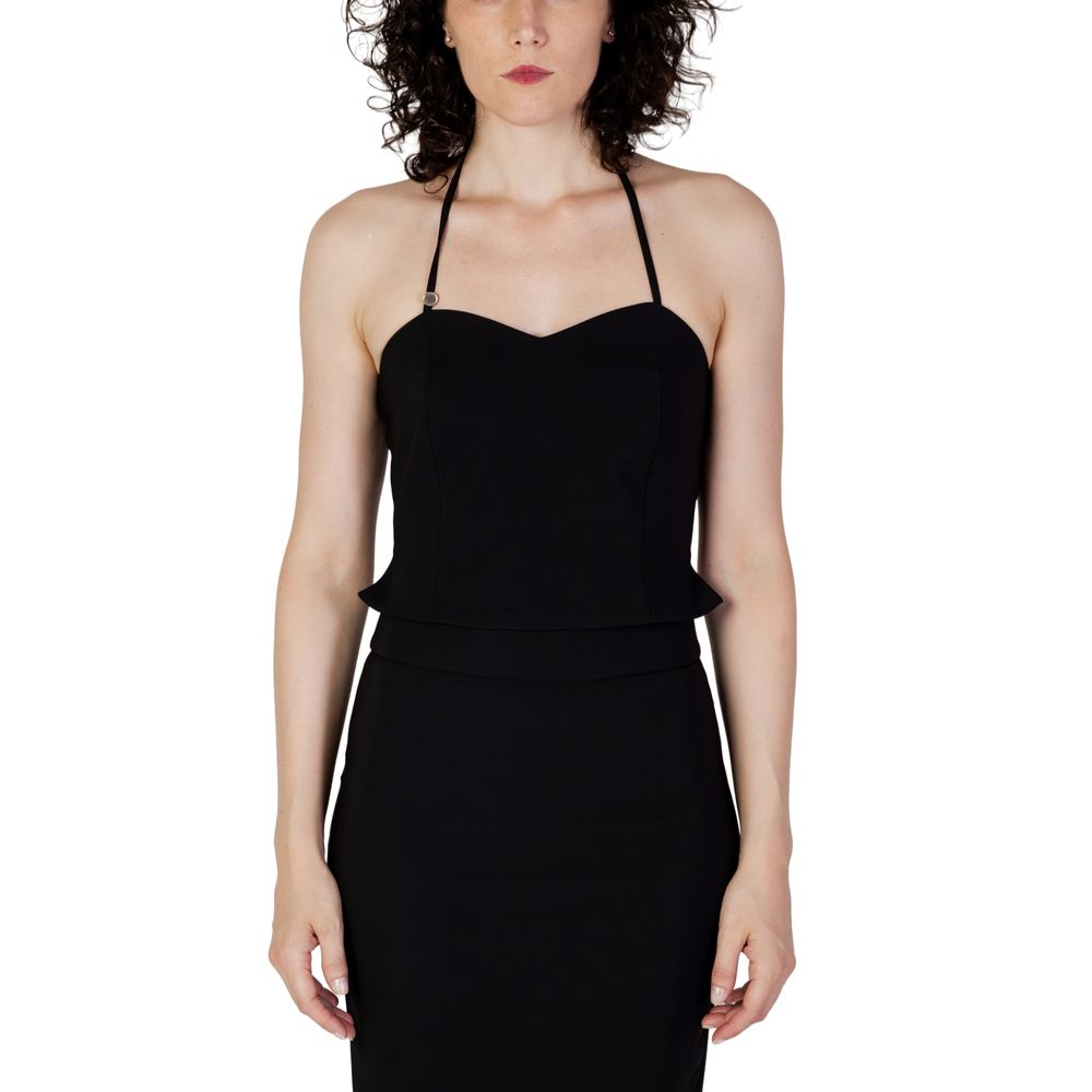 Rinascimento Schwarzes Polyester-Top