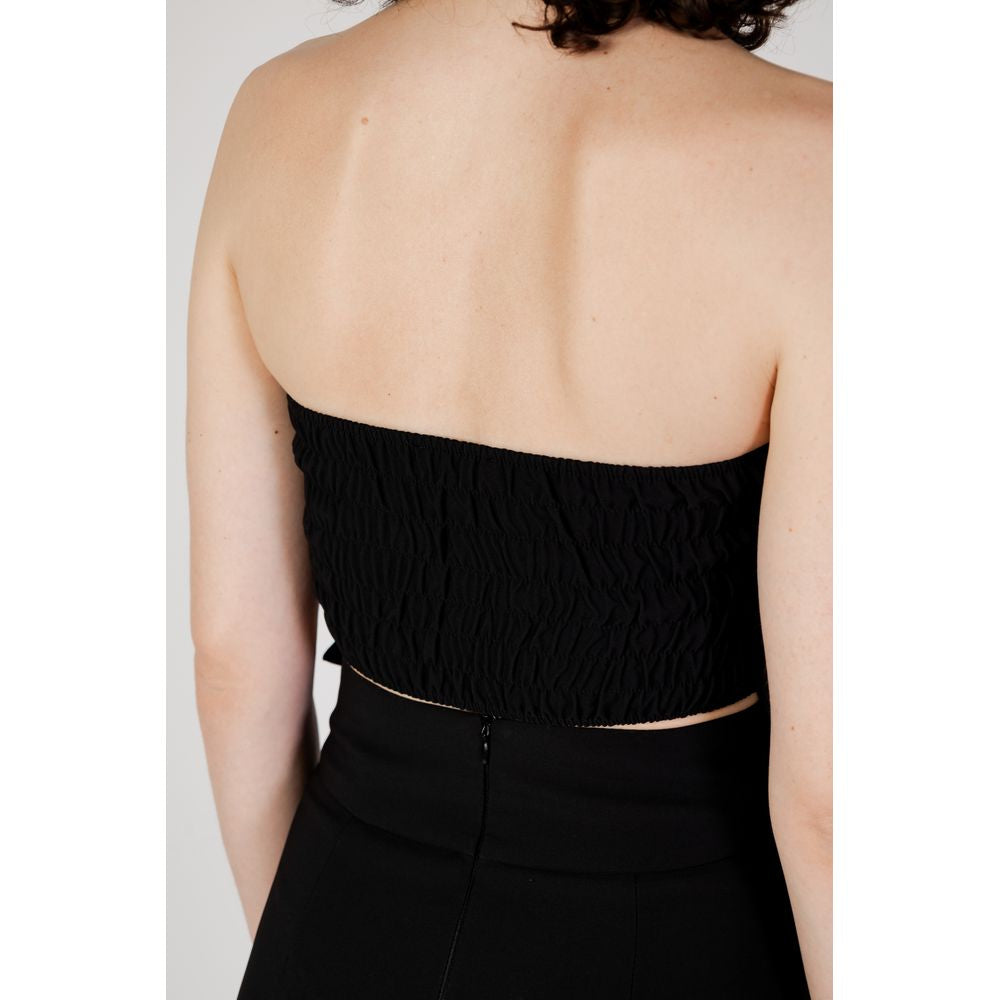 Rinascimento Schwarzes Polyester-Top