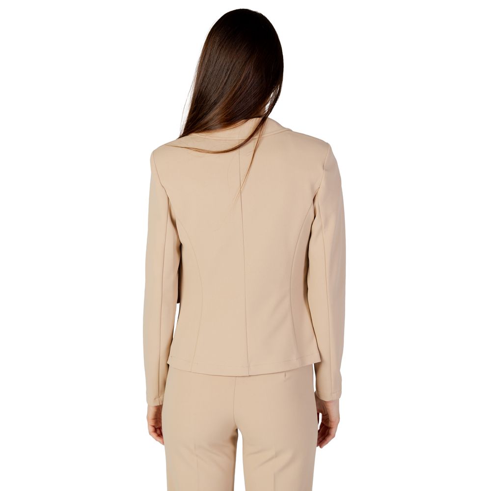 Rinascimento Beigefarbener Polyester-Blazer