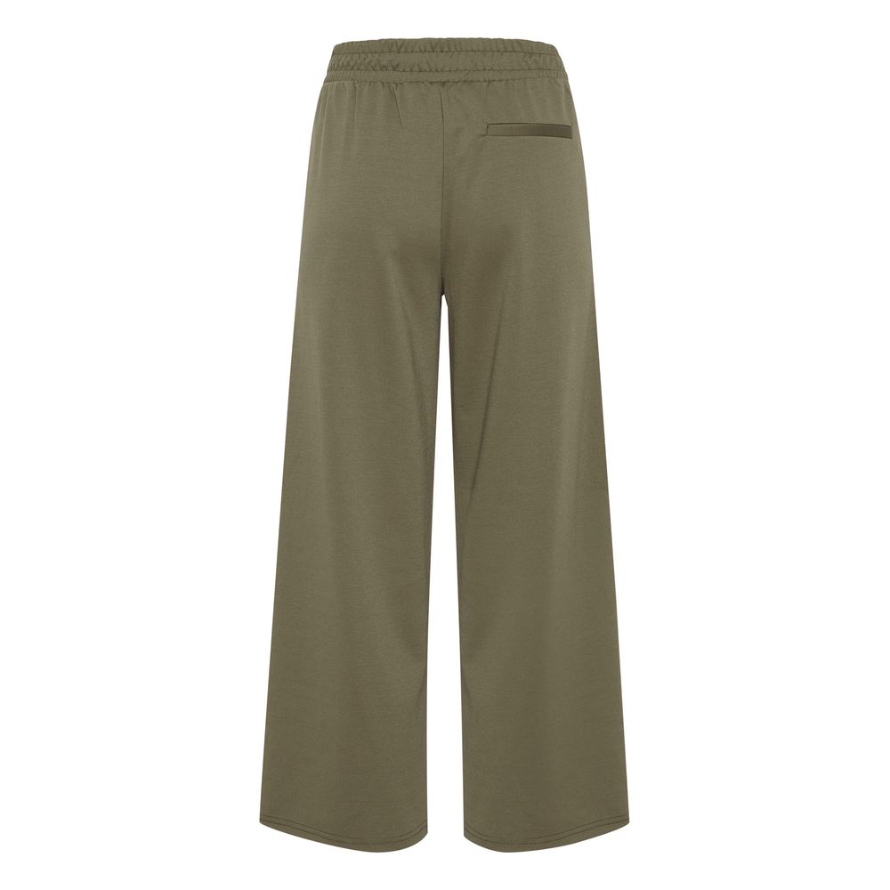 ICHI Grüne Hose aus recyceltem Polyester