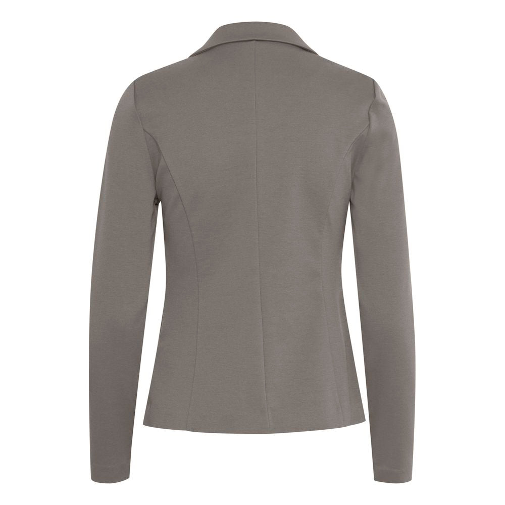 ICHI Grauer Polyester-Blazer