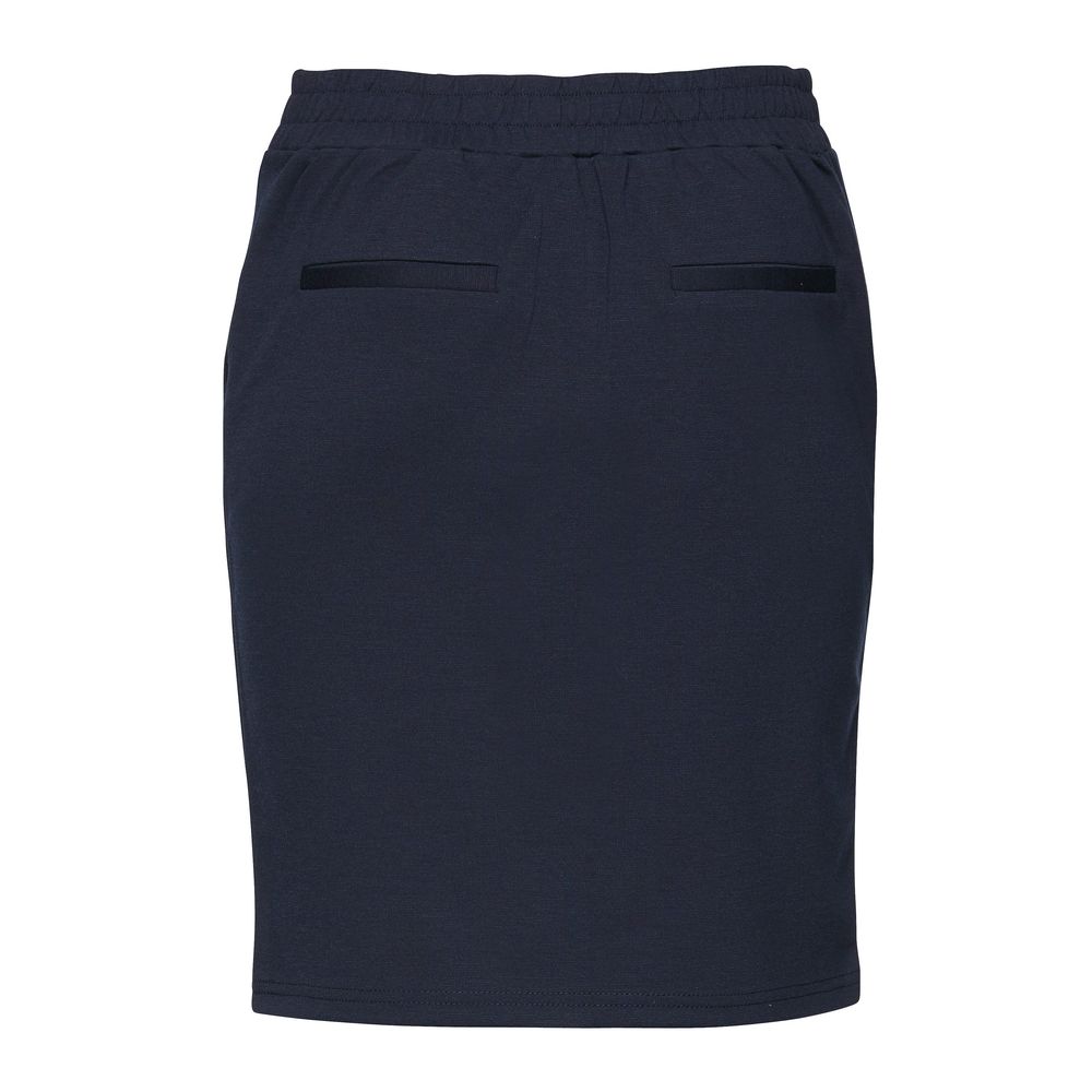 ICHI Blauer Polyester Mini