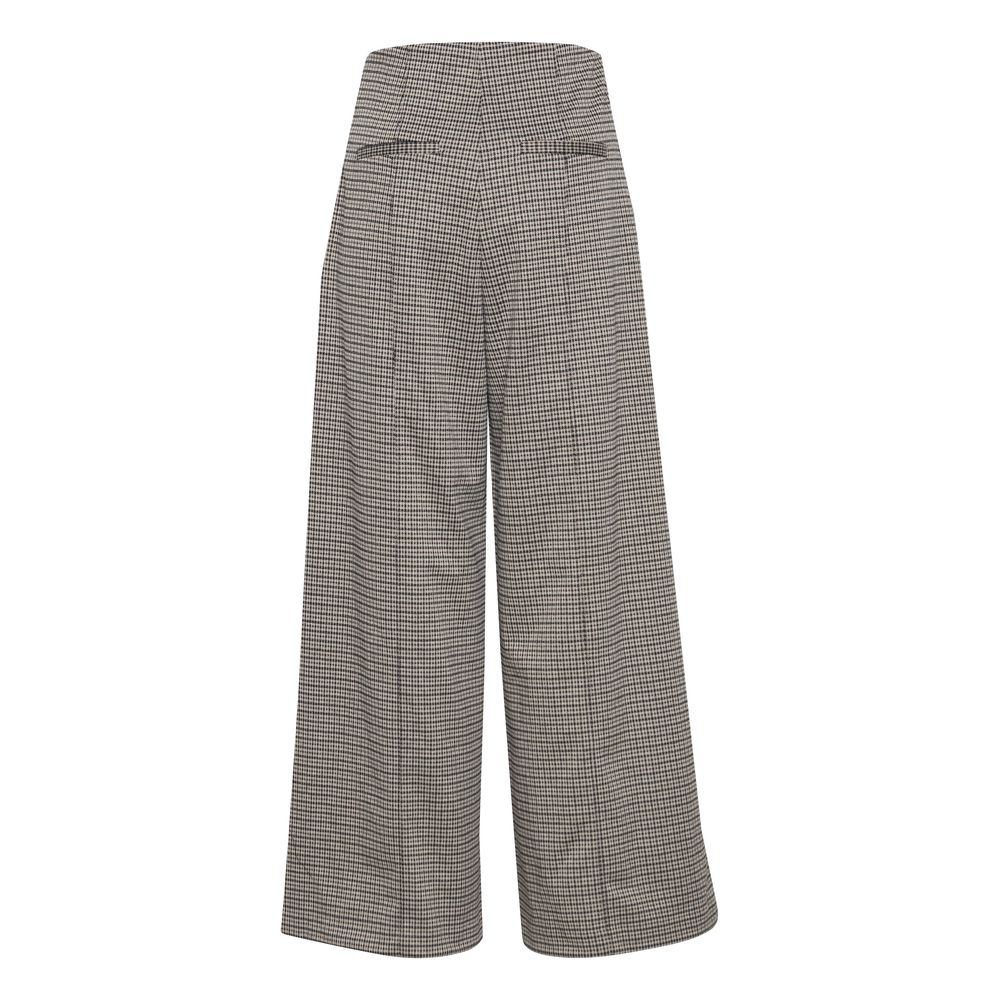 ICHI Beige Polyester-Hose