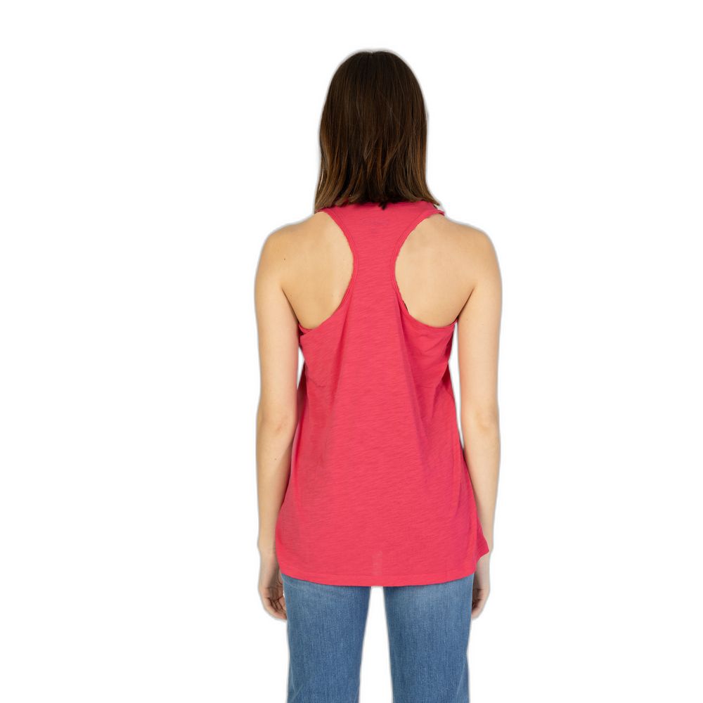 Blauer Rosa Baumwoll-Tank-Top