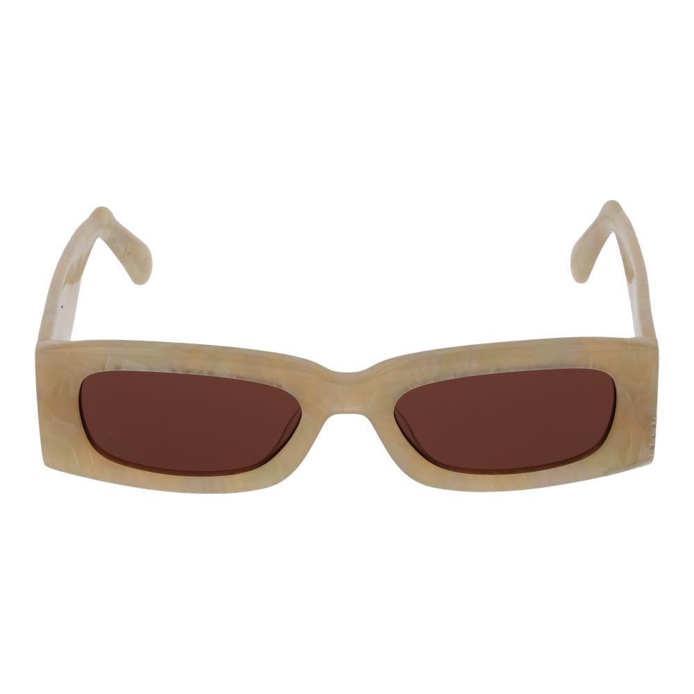 GCDS Creme Unisex-Sonnenbrille