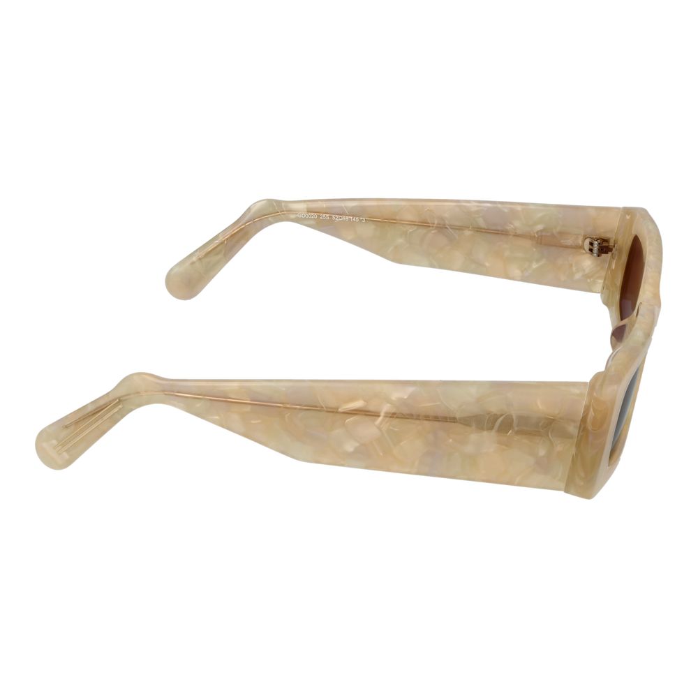 GCDS Creme Unisex-Sonnenbrille