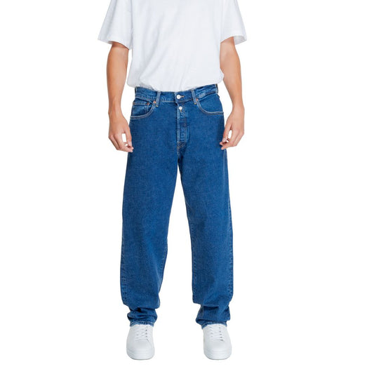 Replay Blaue Baumwoll-Jeans mit lockerer Passform