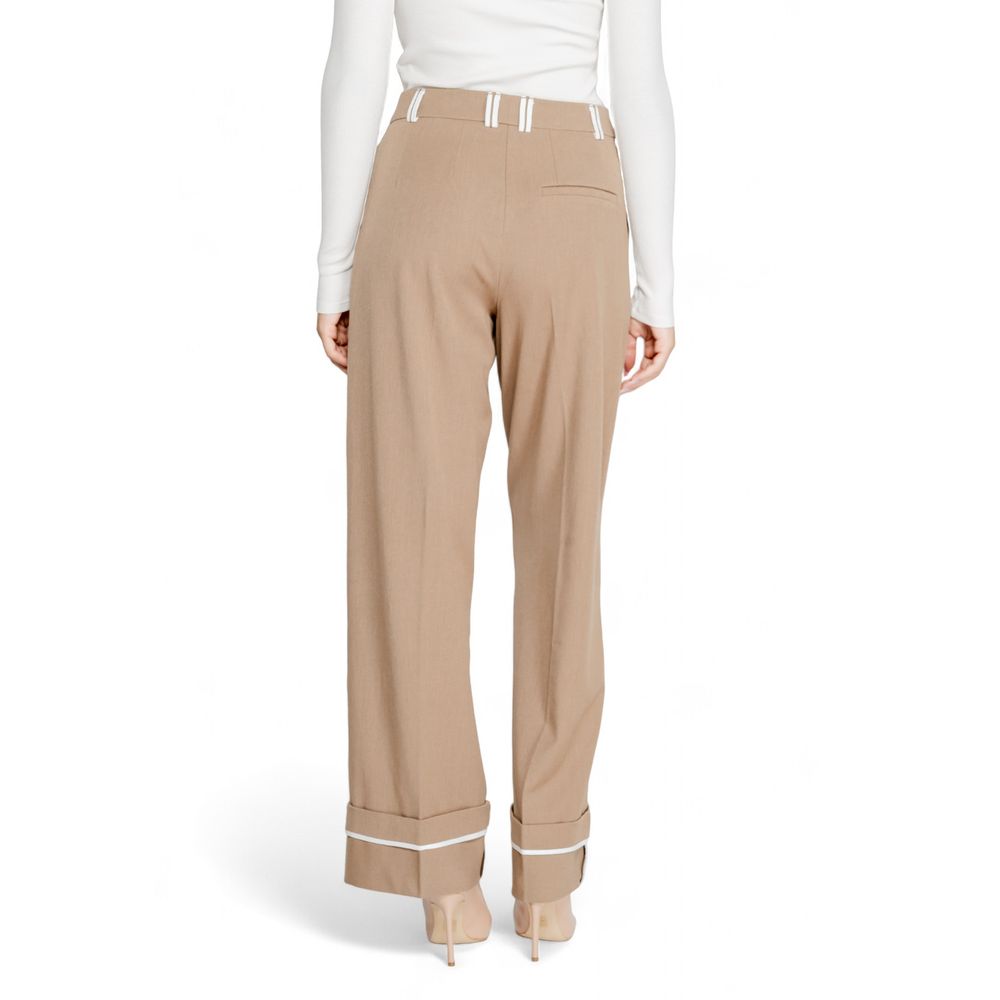 Only Braune Hose aus wiederverwertetem Polyester