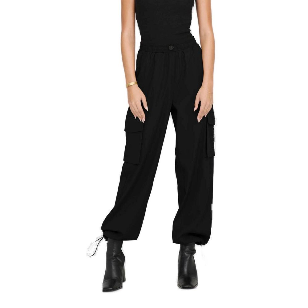 Only Schwarze Baumwollhose