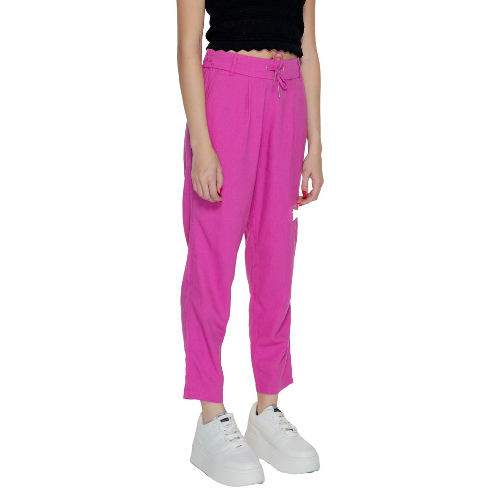 Only Bunte Leinen-Freizeithose