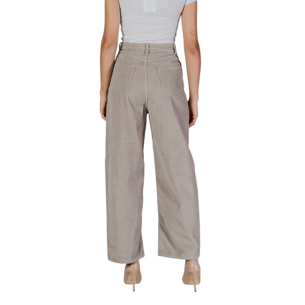 Only Beige Baumwollhose