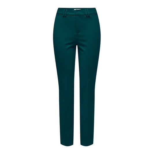 Only Grüne Polyester-Hose im Casual-Look