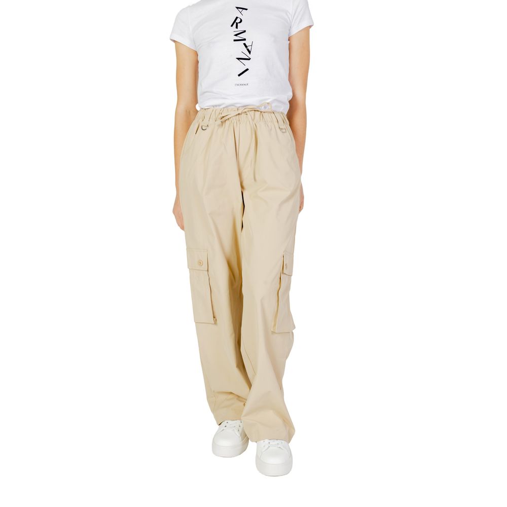 Only Beige Baumwollhose