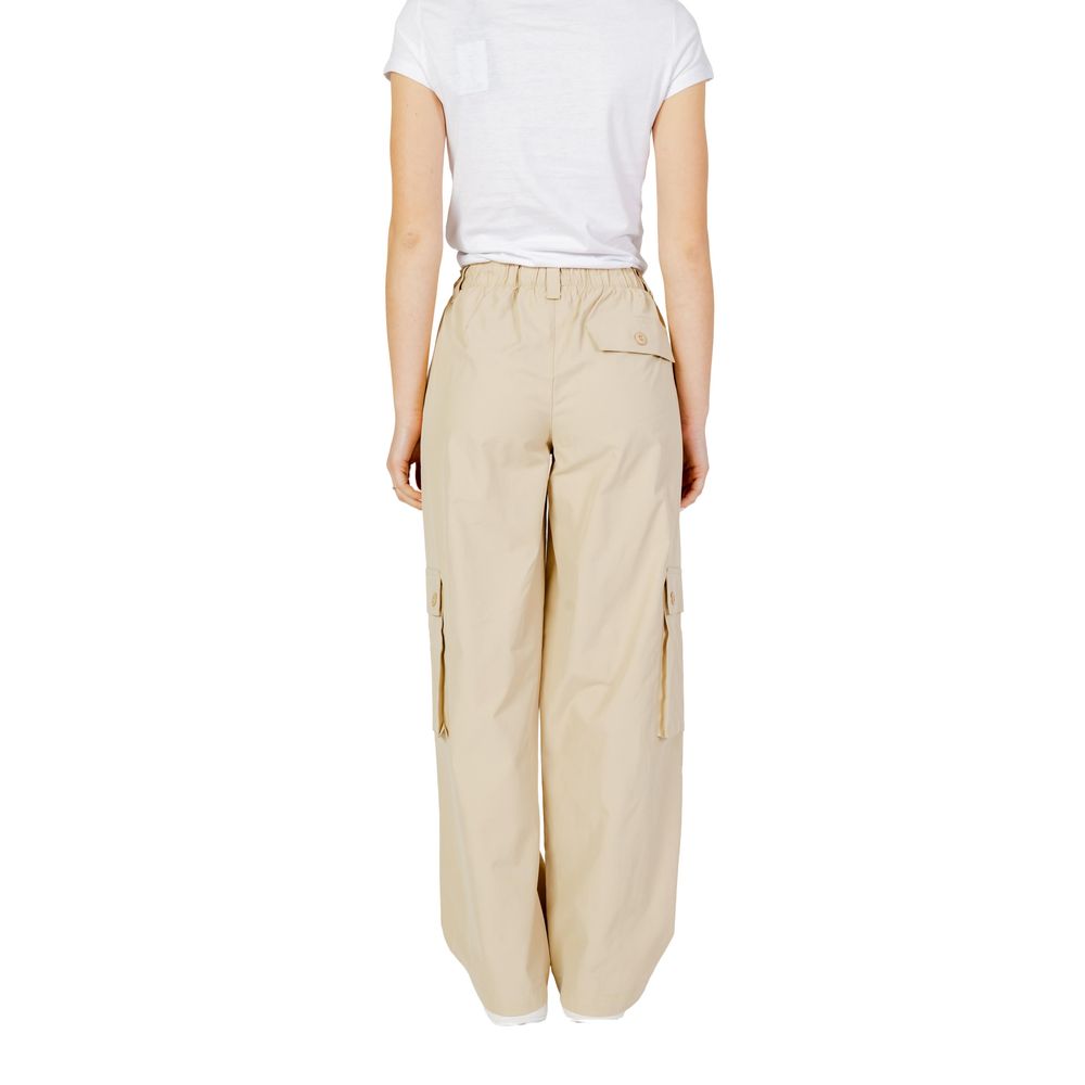 Only Beige Baumwollhose